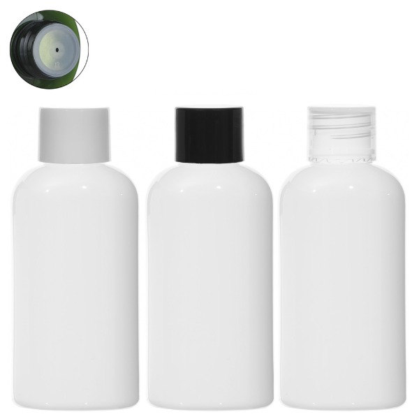 스킨캡 단마개(일반캡) 50ml(타원형) 백색용기/공병/플라스틱용기