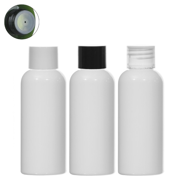 스킨캡 단마개(일반캡) 50ml(원형) 백색용기/공병/플라스틱용기