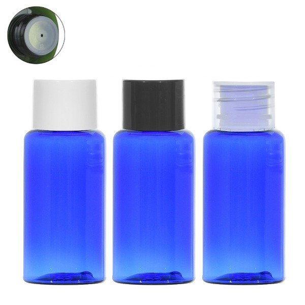 스킨캡 단마개(일반캡) 15ml 청색용기/공병/플라스틱용기